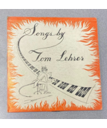 SONGS BY TOM LEHRER cover only NO record ROCKAWAY PRESSING 1959 PAPER 10... - $9.13