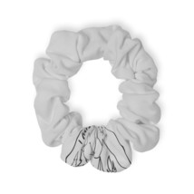 Personalized Youth Scrunchie: Black and White I Hate People Camping Design - £16.10 GBP