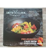 Smith Clark Ironworks ~ Pre-Seasoned ~ Cast Iron ~ 2 Quart ~ Everything Pan - $76.20 CAD