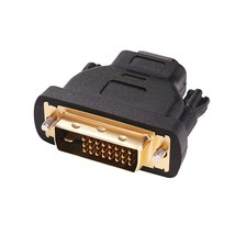 DTECH DVI Male to HDMI Female Adapter Bi-Directional DVI-D Port Converter - $14.99