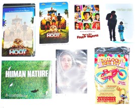 MOVIE PROMOS &amp; PRESS KITS Human Nature Wedding Crashers Martian Child Ho... - £18.08 GBP