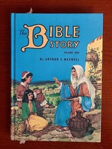 Vintage 1953 The Bible Story Volume One Christianity Hardcover Old Book - £9.77 GBP