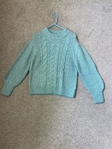 A New Day Woman’s Cable Knit Light Blue Pullover Comfy Sweater Size Small - $20.99