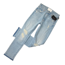 NWT Mother The Rascal Ankle Undone Hem in Vacation Temptation Straight Jeans 24 - £90.56 GBP