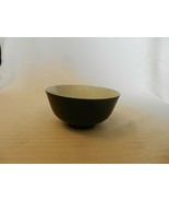 Vintage Black &amp; White Ceramic Rice Bowl 4.5&quot; Diameter x 2.25&quot; Tall - £14.09 GBP