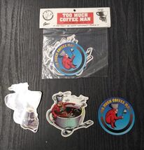 TOO MUCH COFFEE MAN MAGNET SET #1 (Graphitti 1997) Shannon Wheeler 3 mag... - $10.38