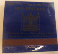 PONTCHARTRAIN HOTEL NEW ORLEANS Matchbook Full and Unstruck - £5.14 GBP