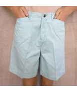 Crazy Horse Ladies Shorts Sz 6 Cool Mint 100% Cotton Tailored Flat Front... - $7.69