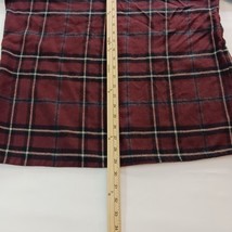 Backpacker Outdoors Men's Burgundy Acrylic Plaid Shirt Long Sleeve Size Large image 10