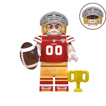 Football Player 49ers NFL Super Bowl Rugby Players Minifigures Building ... - £2.36 GBP