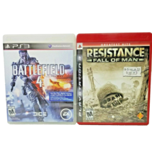 Resistance Fall of Man Battlefield 4 PlayStation 3 Video Games Lot of 2 Complete - £10.16 GBP