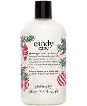 Philosophy Candy Cane 3 in 1 Shower Gel Body Wash 16 oz - £17.58 GBP