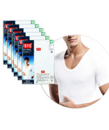 12 Pack BYC Men&#39;s 100% Cotton White Undershirts U-Neck T-Shirts 1903 - $68.37 CAD