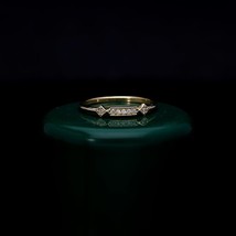 0.25 Karat G-H/SI1 Natürlich Zertifizierte Diamant Vintage Damen Ring 18 Gelb - £646.22 GBP