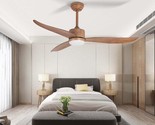 52&quot; Indoor And Outdoor Ceiling Fan With Remote Control, 3 Abs Fan Blades... - £101.91 GBP