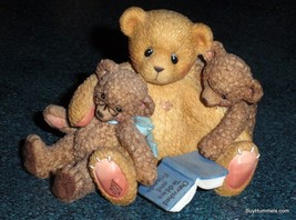 Cherished Teddies Caleb and Friends 661996 Enesco (Bears Hugging) Figuri... - £15.25 GBP