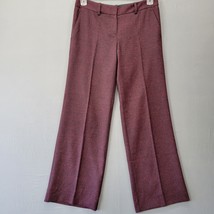 The Limited Womens Pants Size 2 Purple Stretch Preppy Flare Flat Front T... - £12.03 GBP