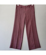 The Limited Womens Pants Size 2 Purple Stretch Preppy Flare Flat Front T... - £11.96 GBP