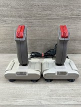 Nintendo NES Quick Shot Joystick Controller Gray Wired QS-112 SVI (2) - £19.75 GBP