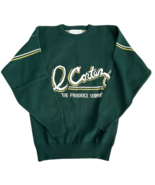 Vtg 80s El Cortez Green Small Sweater Paragon Sportswear Vegas NWOT Crew... - $77.95 CAD