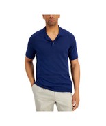 Tasso Elba Men&#39;s Sweater-Knit Linen Blend Short Sleeve Polo Shirt Navy-S... - €20,44 EUR