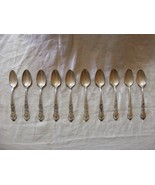Vintage Lot of 10 Heritage Short Teaspoons 1847 Rogers Bros. IS - €25,32 EUR