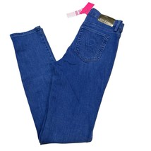 Lilly Pulitzer Jeans Womens 00 South Ocean High Rise Skinny Caribbean Blue - $50.51