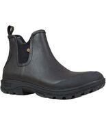 Bogs Men's Sauvie Slip On Low Height Chukka Waterproof Rain Boot, Dark B... - $98.95