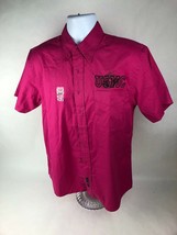 New USMC Rare United States Marine Corps Pink Button Up SS Womens  Size ... - £14.15 GBP