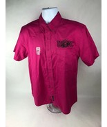 New USMC Rare United States Marine Corps Pink Button Up SS Womens  Size ... - $17.99