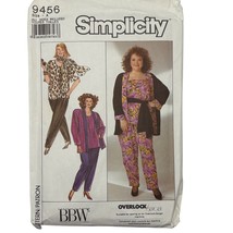 Simplicity BBW Womens Plus Size 46 Pattern 9456 Overlock/Serger Sewing P... - $11.52