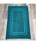 Vintage Fieldcrest Royal Velvet Pine Green Bath Mat Bathroom Rug 22x34” USA - €17,11 EUR