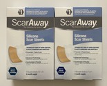 EXP 01/24 - 2 Pack - ScarAway Silicone Scar Sheets, 8 Count Each - £28.41 GBP