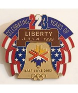  American Liberty Bell 1999 4th Of July Salt Lake City 2002 Winter Olympics Pin - $79.95