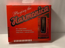 Playing the Harmonica Kit Includes Genuine Harmonica &amp; Full Color Bk Dave Oliver - £9.15 GBP