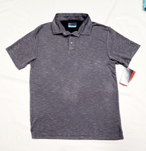 M- Pga Tour Caviar (Gray Heather) Classic Moisture Wicking Golf Polo Shirt 42&quot; - £15.58 GBP
