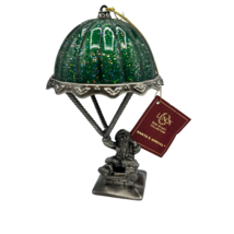 Lenox Kirk Stieff Collection Santa&#39;s Arrival Christmas Ornament 2nd Ed Pewter - £21.93 GBP