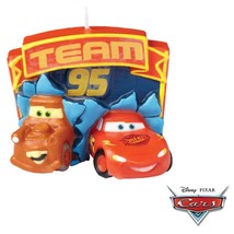 Disney Cars 3D Molded Cake Topper Candle 1 Piece Birthday Party Decoration - $4.95