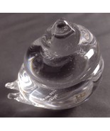 Vintage Kosta Boda crystal snail paperweight - €30,39 EUR