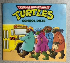 Teenage Mutant Ninja Turtles School Daze 1991 Random House Illustrated Softcover - £9.48 GBP