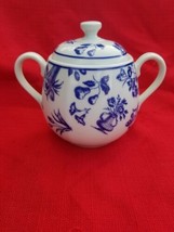 Vista Alegre china porcelain Chintz Azul Sugar Bowl  - £27.78 GBP