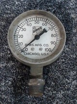 Vintage Old Binks Spray System Pressure Guage Glass Face USA Steampunk G... - $14.99