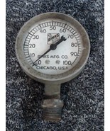 Vintage Old Binks Spray System Pressure Guage Glass Face USA Steampunk G... - $20.50 CAD
