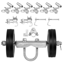 VEVOR Sliding Gate Kit, Sliding Gate Rollers for Connect Tracks Door Frames - $78.99