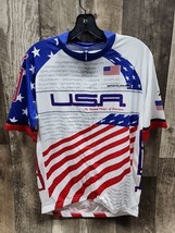 Endura Cycling Jersey Mens X-Large Team United States of America USA Flag - $38.49