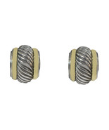 David Yurman Cable Classic Cigar Band Ear Clip Earrings Sterling - $582.71 CAD