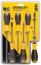 NEW STANLEY TOOLS STHT60025 Standard Fluted 6-Piece Screwdriver TOOL Set - $33.99