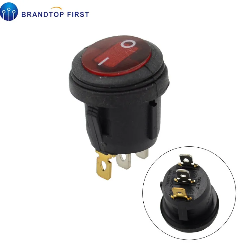 House Home 1pcs Waterproof Aon with 12V 220V  Light Rocker Switch Opening 20MM B - £19.69 GBP