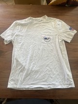 Vineyard Vines White American Flag Size Small Short Sleeve T-Shirt - $15.44