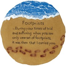 Spoontiques - Garden Dcor - Footprints Stepping Stone - Decorative Stone for Gar - £31.16 GBP